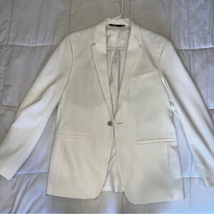 Zara Mens Blazer White/Cream - Size 40